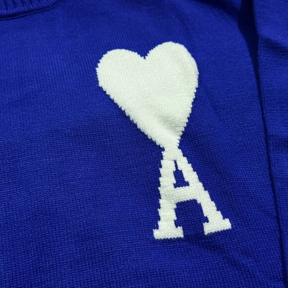 AMI Paris Sweatshirt Blue - Picture 2 of 4